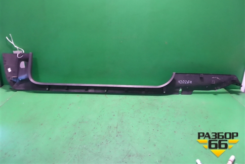 Накладка порога внутренняя левая (3-х дверный кузов) (6J3863483) для Seat Ibiza с 2008-2017г (Ибица)