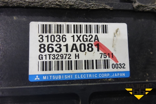 Блок управления АКПП (2.0л 4B11) (8631A081) для Mitsubishi Lancer-X с 2007г (Лансер)