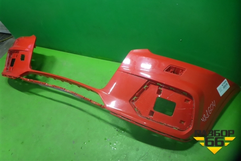 Бампер передний (после 2014г под омыватели) (8U0807437AD) для Audi Q3 с 2011-2018г (Ку 3)