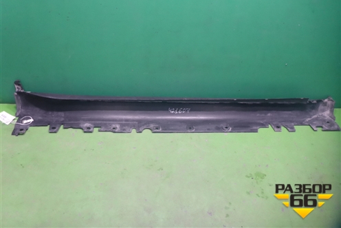 Накладка на порог наружная левая (51777319853) для BMW X6 F16 с 2014г (Х6 Ф16)