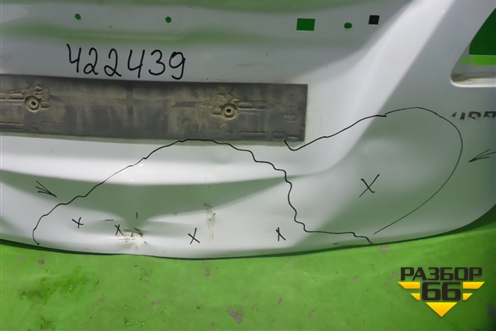 Дверь багажника без стекла (13330713) для Opel Meriva с 2010г (Мерива)