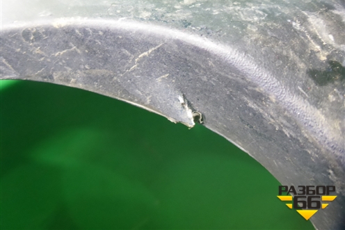 Юбка заднего бампера (седан) для Cadillac CTS с 2008-2013г (ЦТС)