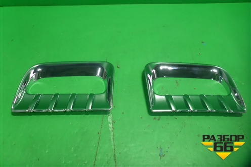 Накладка переднего бампера (новые комплект тюнинг) (083502B630) для Hyundai Santa Fe с 2005-2012г (Санта Фе)