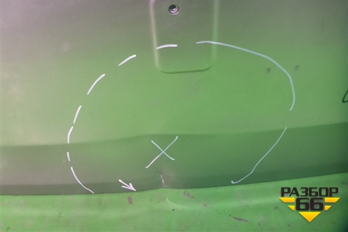 Дверь багажника без стекла (6700548720) для Lexus RX 350 c 2015г (РХ)