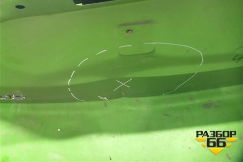 Дверь багажника без стекла (6700548720) для Lexus RX 350 c 2015г (РХ)