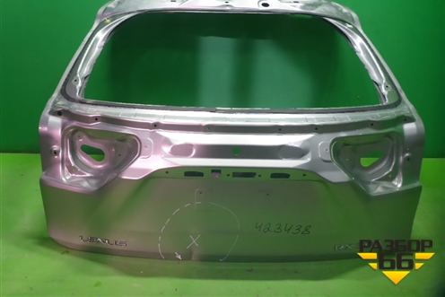 Дверь багажника без стекла (6700548720) для Lexus RX 350 c 2015г (РХ)