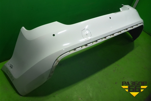 Бампер задний (под парктроник) (60U807421B) для Skoda Rapid с 2013г (Рапид)