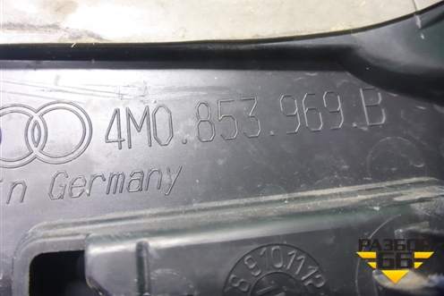 Накладка двери задней левой (S-Line) (4M0853969B) для Audi Q7 c 2015г (Ку 7)