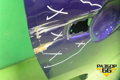 Дверь задняя правая (H21004EAMA) для Nissan Qashqai (J11E) с 2013г (Кашкай)