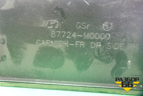 Накладка двери передней правой (87724M0000) для Hyundai Creta с 2016-2021г (Крета)