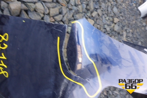 Бампер задний (5215948170) для Toyota Highlander с 2007-2013г (Хайлендер)