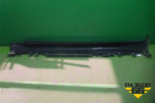 Накладка на порог наружная правая (51177294380) для BMW X5 F15 с 2013г (Х5 Ф15)
