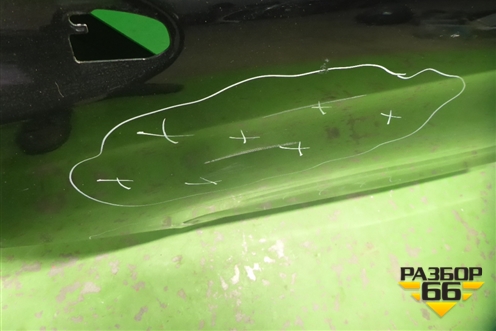 Дверь задняя правая (A2057300205) для Mercedes Benz C-Klass W205 с 2014г (Ц)