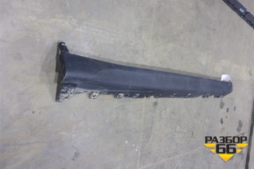 Накладка на порог наружная правая (51777319854) для BMW X6 F16 с 2014г (Х6 Ф16)