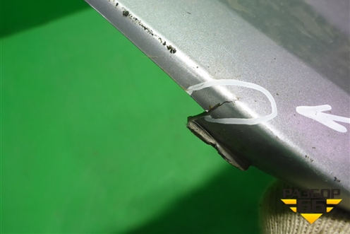 Накладка переднего бампера (4M0807733D) для Audi Q7 c 2015г (Ку 7)