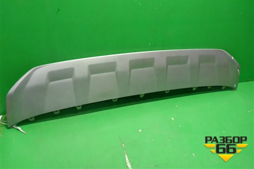 Накладка переднего бампера (4M0807733D) для Audi Q7 c 2015г (Ку 7)