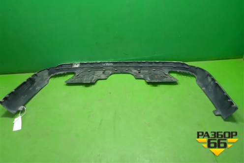 Юбка заднего бампера (A1668850000) для Mercedes Benz GLS-Klass X166 с 2015г (ГЛС)