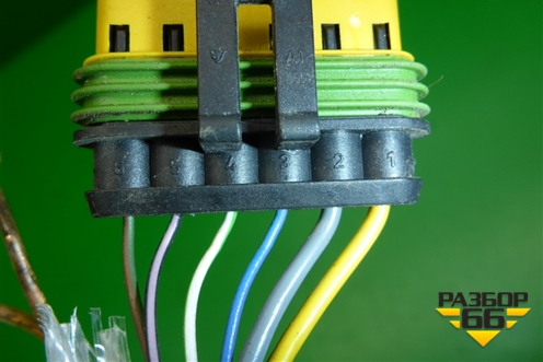 Проводка двери передней левой (мех.стеклоаподъёмник) (051734338) для Fiat Albea с 2003г (Альбеа)