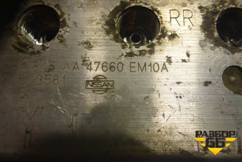 Блок ABS (47660EM10A) для Nissan Tiida (C11X) с 2004-2013г (Тиида)