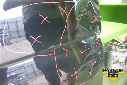 Дверь сдвижная левая для Volkswagen Transporter T6 с 2015г (Транспортер Т6)