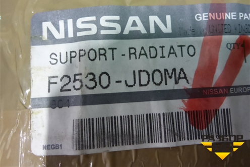 Панель передняя (нижняя часть новая) (F2530JD0MA) для Nissan Qashqai (J10E) с 2006-2013г (Кашкай)