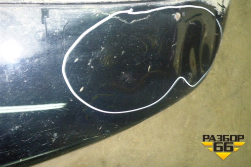 Юбка заднего бампера (1T0807521) для Volkswagen Transporter T5 с 2003-2015г (Транспортер Т5)