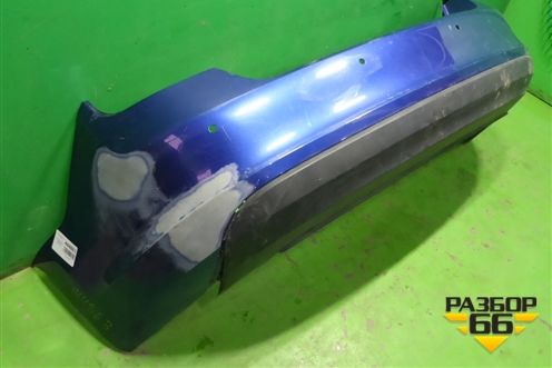 Бампер задний (под парктроник) (60U807421B) для Skoda Rapid с 2013г (Рапид)