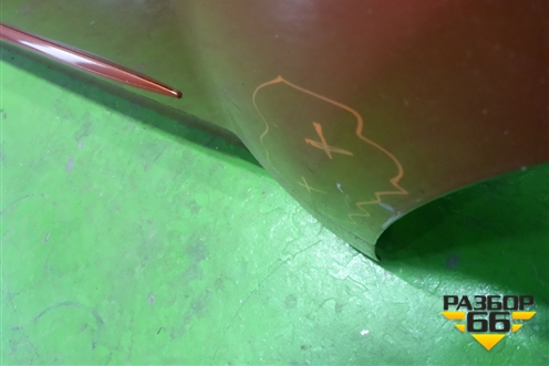 Дверь задняя левая (5008883AB) для Dodge Avenger с 2007г (Авенджер)