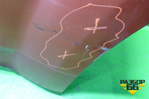 Дверь задняя левая (5008883AB) для Dodge Avenger с 2007г (Авенджер)