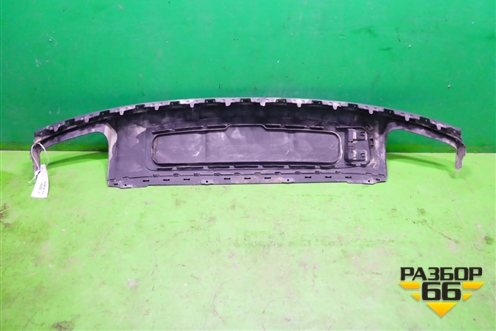 Юбка заднего бампера (4M0807521B) для Audi Q7 c 2015г (Ку 7)