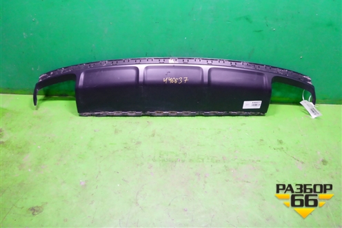 Юбка заднего бампера (4M0807521B) для Audi Q7 c 2015г (Ку 7)