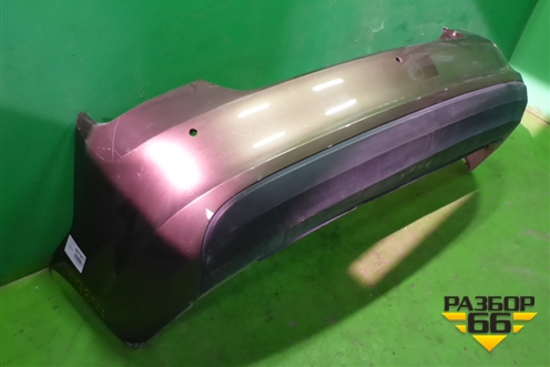 Бампер задний (под парктроник) (60U807421B) для Skoda Rapid с 2013г (Рапид)