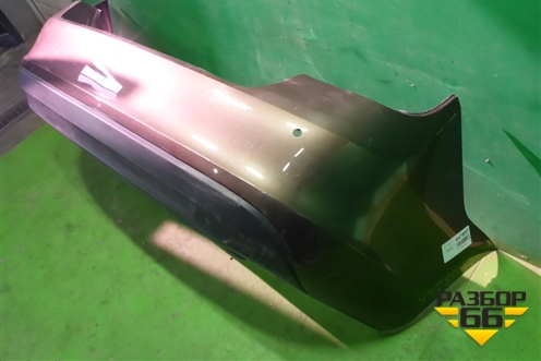 Бампер задний (под парктроник) (60U807421B) для Skoda Rapid с 2013г (Рапид)