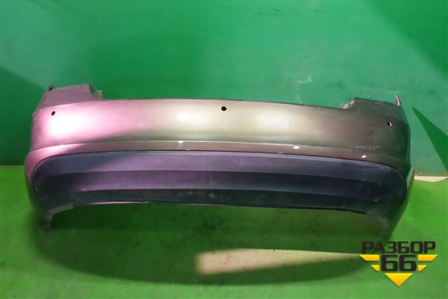 Бампер задний (под парктроник) (60U807421B) для Skoda Rapid с 2013г (Рапид)