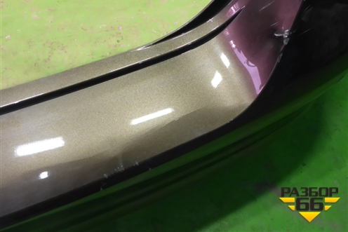 Бампер задний (под парктроник) (60U807421B) для Skoda Rapid с 2013г (Рапид)