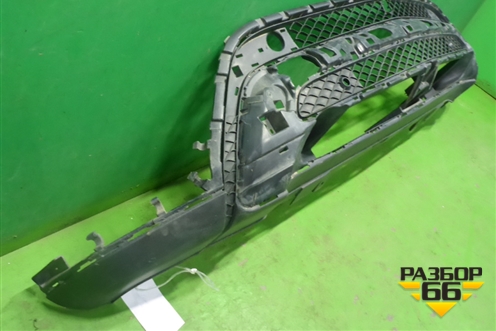 Решетка в передний бампер центральная (под парктроник) (A1668854565) для Mercedes Benz GLS-Klass X166 с 2015г (ГЛС)