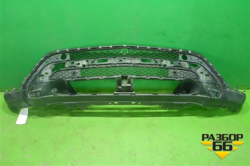 Решетка в передний бампер центральная (под парктроник) (A1668854565) для Mercedes Benz GLS-Klass X166 с 2015г (ГЛС)