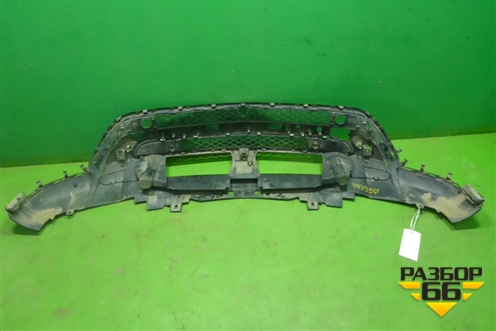 Решетка в передний бампер центральная (под парктроник) (A1668854565) для Mercedes Benz GLS-Klass X166 с 2015г (ГЛС)