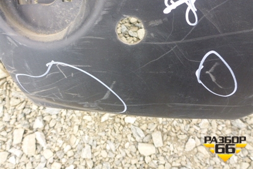 Бампер задний (под парктроник) (85022JU14H) для Nissan X-Trail (Т31) с 2007-2014г (Хтраил)