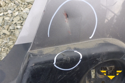 Бампер задний (85022JU14H) для Nissan X-Trail (Т31) с 2007-2014г (Хтраил)