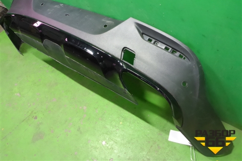 Юбка заднего бампера (AMG под парктроник) (A2928851425) для Mercedes Benz GLE-Klass (купе) C292 с 2015г (ГЛЕ)