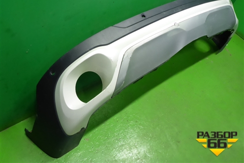 Бампер задний нижняя часть (в сборе с юбкой под парктроник) (51127360728) для BMW X6 F16 с 2014г (Х6 Ф16)