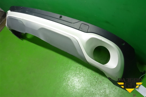 Бампер задний нижняя часть (в сборе с юбкой под парктроник) (51127360728) для BMW X6 F16 с 2014г (Х6 Ф16)