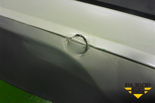 Бампер задний нижняя часть (в сборе с юбкой под парктроник) (51127360728) для BMW X6 F16 с 2014г (Х6 Ф16)