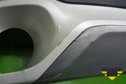 Бампер задний нижняя часть (в сборе с юбкой под парктроник) (51127360728) для BMW X6 F16 с 2014г (Х6 Ф16)