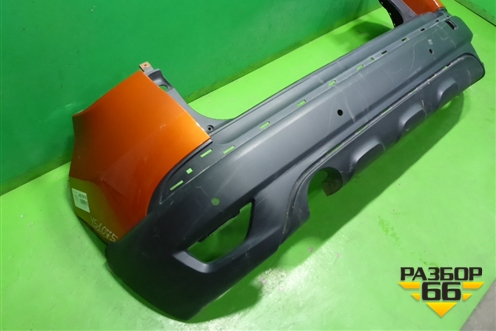 Бампер задний (под парктроник под накладку) (850220429R) для Renault Kaptur с 2016г (Каптюр)