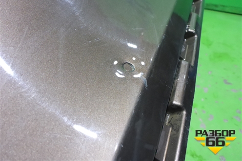 Бампер задний (60U807421B) для Skoda Rapid с 2013г (Рапид)