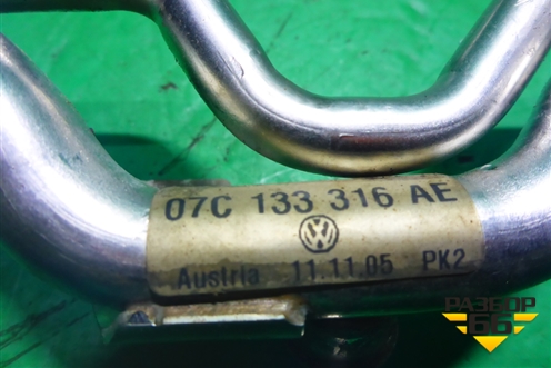 Рейка топливная рампа (6.0л BJN) (07C133316AE) для Volkswagen Touareg c 2002-2010г (Туарег)