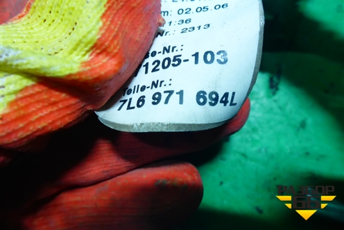 Проводка двери задней левой (7L6971694L) для Volkswagen Touareg c 2002-2010г (Туарег)