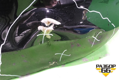 Дверь багажника без стекла (72800S1100) для Hyundai Santa Fe с 2018-2024г (Санта Фе)